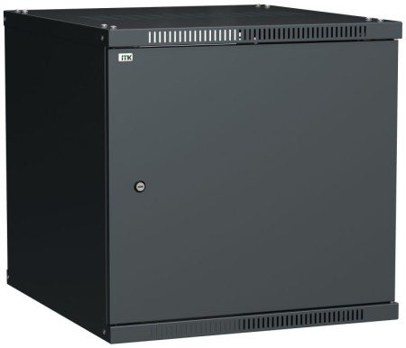 Шкаф LINEA WE 12U 600х600мм дверь металл. черн.  LWE5-12U66-MF