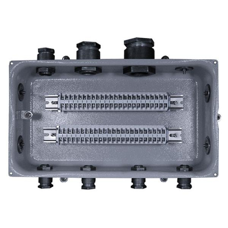 Коробка клеммная КЗНС-48 У2 48 зажимов IP65 (метал. вводы)  ET002546