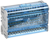 Шины на DIN-рейку (кросс-модуль) ШНК 4х15 3L+PEN TEKFOR  TF-DN10-4-15-125