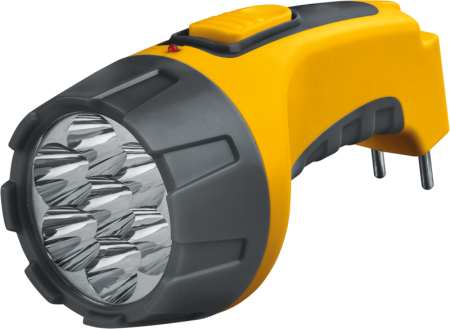 Фонарь аккумуляторный 94 952 NPT-CP04-ACCU 7LED аккум. 4В 700мА.ч прямое ЗУ пластик.  94952