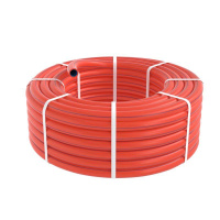 Труба защитная ЗПТ для прокладки ВОЛС с рифленым внутренним слоем и твердой смазкой d50мм толщ. стенки 3.0мм (уп.1000м)  TFOL503010