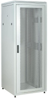 Шкаф сетевой LINEA N 47U 800х800мм перф. передняя дверь задняя металлическая сер.  LN35-47U88-PM