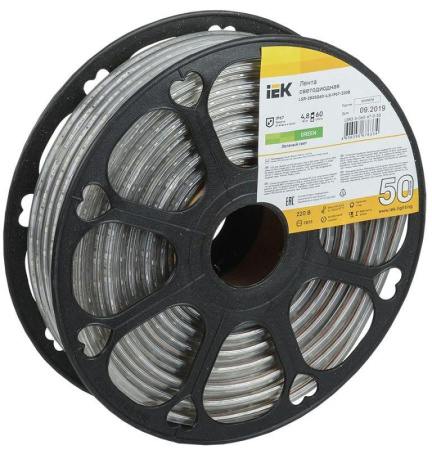 Лента светодиодная LED LSR-2835G60-4.8-IP67-220В (уп.50м)  LSR3-5-060-67-0-50