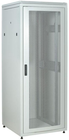 Шкаф сетевой LINEA N 47U 800х800мм перф. передняя дверь задняя металлическая сер.  LN35-47U88-PM