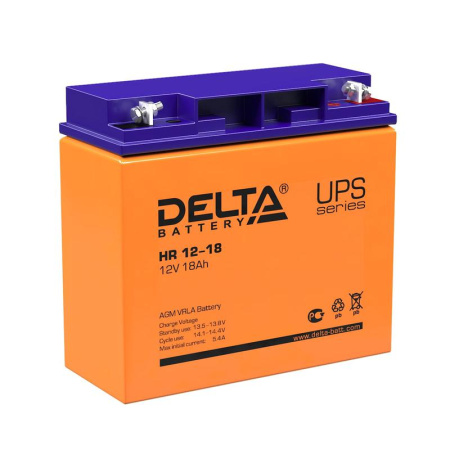 Аккумулятор UPS 12В 18А.ч  HR 12-18