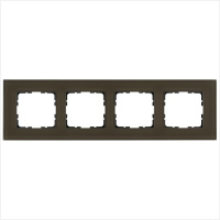 Рамка 4-м G-Glass стекло каперсовый  G1004GT