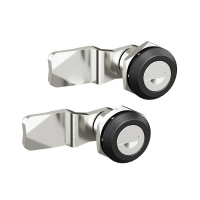 Комплект поворотных замков с личинкой под уникальный ключ для навесных корпусов ключи в комплекте (уп.2шт)  R5CE229N