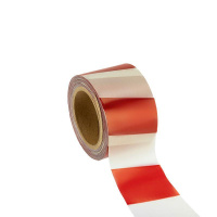 Лента оградительная 50мкм 75мм 100м  19-3150