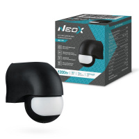 Датчик движения инфракрасный ДД 10Ч 1200Вт 180град. 12м IP44 черн.  4690612052212