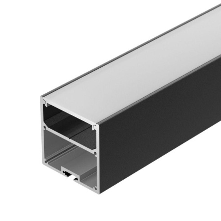 Профиль с экраном SL-LINE-5050-2500 BLACK+OPAL алюм.  027990
