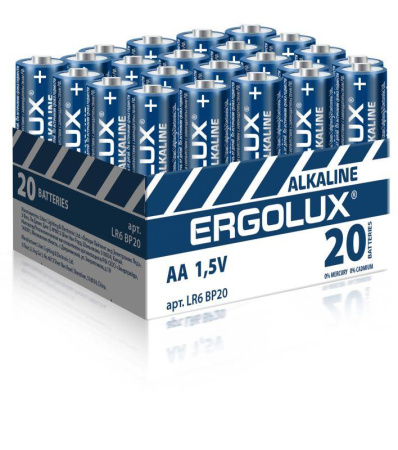 Элемент питания алкалиновый AA/LR6 1.5В Alkaline BP-20 ПРОМО (уп.20шт)  14675