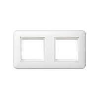 Суппорт 2мод. K45 с рамкой бел.  Connect KR445-9