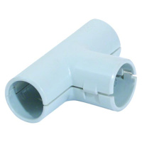 Тройник соединительный для трубы 32мм IP44 сер.  АТ-50332-010