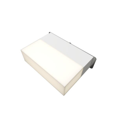 Светильник светодиодный RVE-LBX-LUMO60-PLAZA5015010-1-GR прямоугольник грильято 1шт 40х140х100мм 12Вт встраиваемый 4000К бел.  RVE00003292