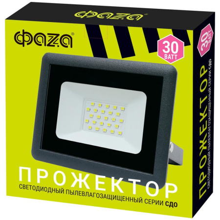 Прожектор светодиодный СДО-10 30Вт 6500К IP65 230В ДО GR  5032071