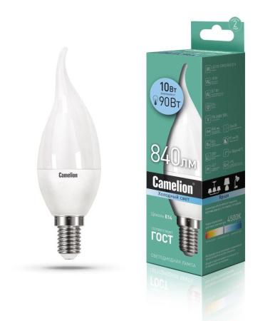 Лампа светодиодная LED10-CW35/845/E14 10Вт 220В  14404
