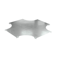 Крышка на ответвитель DPX X-образ. горизонтальный 500 в комплекте с крепеж. эл. для монтажа цинк-ламель  SKXS3550KZL