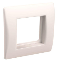 Рамка 1-м 2мод. с суппортом для коробок КМКУ бел. PRIMER  CKK-40D-RSK2-K01