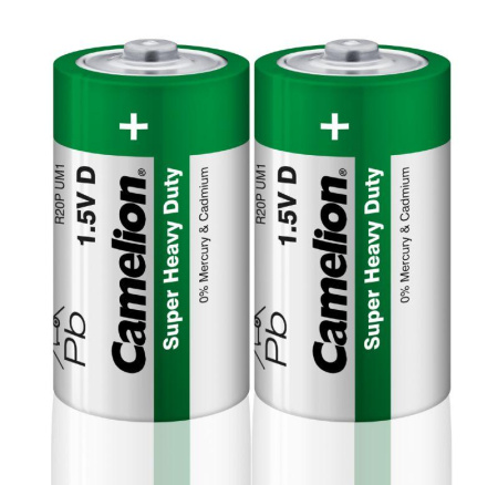 Элемент питания солевой D/R20 R20P-SP2G 1.5В SR-2 (уп.2шт)  1662
