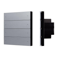 Панель кнопочная SMART-DMX512-801-22-8G-8SC-DIM-IN Grey (230В 2.4G) (IP20 пластик)  039315