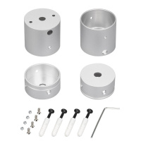 Крепление MOONLIGHT-VT-CEILING-DL-D40-SILVER алюм. (комплект)  047341 Крепление MOONLIGHT-VT-CEILING-DL-D40-SILVER алюм. (комплект)  047341