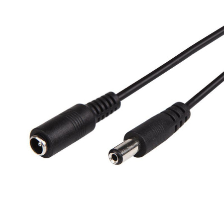 Удлинитель кабеля питания 0.5А IP20 2.1х5.5мм штекер-гнездо 3м  14-0360