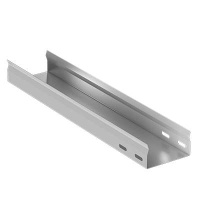 Лоток листовой глухой 250х65 L2000 сталь 1мм ЛЛГц оцинк.  EI-01.01.31.038