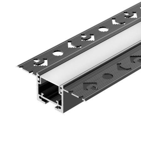 Профиль SL-LINIA20-FANTOM-2500 BLACK 2.5м алюм.  039071