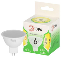 Лампа светодиодная GREEN LINE MR16-6W-830-GU5.3 GL GU5.3 6Вт софит свет тепл.  Б0067076