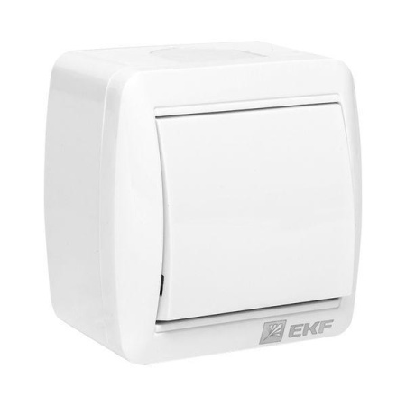 Выключатель ОП Владивосток 10А IP54 бел. PROxima  EQR16-021-30-54
