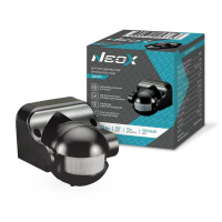 Датчик движения инфракрасный ДД 09Ч 1200Вт 180град. 12м IP44 черн.  4690612053356