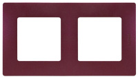 Рамка 2-м Etika сливовый Leg 672562