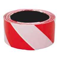 Лента оградительная ЛО "Красно-белая" 50х100 Basic  lo-50x100-bas