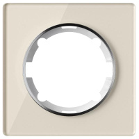 Рамка 1-м Garda стеклянная беж. 2E52101301  2234929