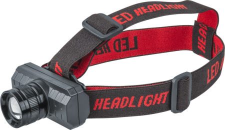 Фонарь налобный 93 478 NPT-H28-ACCU 1Cree XPE 3Вт li-ion 1.2А.ч 3реж. фокус  93478