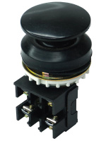 Кнопка ВК-30-10-11130-54 У2 черн. 1з+1р гриб без фиксации IP54 10А 660В  ET053191