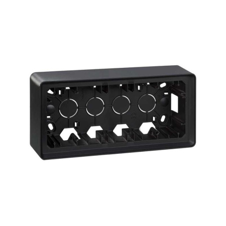 Коробка наружной установки на 3 поста графит 82 Detail 8200770-038