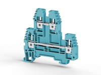 Клеммник 2-х ярусный 4кв.мм син. PIK4N  319101