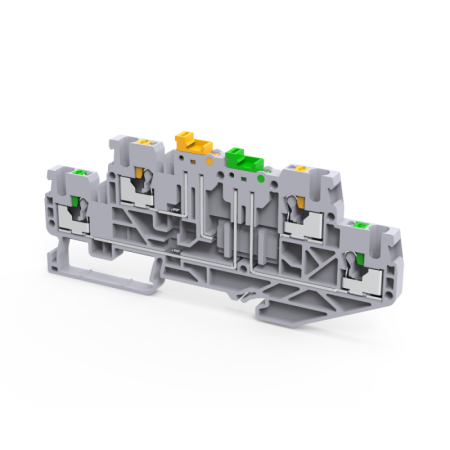 Клемма 2х-ярусная push-in OptiClip CPDLK-2.5-2L-MT-N-I сер.  331872