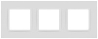 Рамка для розеток и выключателей ЭРА Elegance 14-5013-01М Classic на 3 поста матов. бел.  Б0065826 Рамка для розеток и выключателей ЭРА Elegance 14-5013-01М Classic на 3 поста матов. бел.  Б0065826