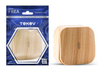 Переключатель 1-кл. ОП Frea 10А IP20 250В АБС-пластик сосна  TKE-FR-P1-C25