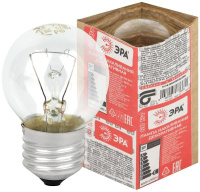 Лампа накаливания ДШ 60-230-Е27 60Вт шар (P45) 230В Е27 ЭРА Б0039135