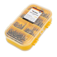 Набор саморезов для ДСП 255шт пластик. коробка  KR-01-3101-05