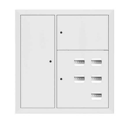 Щит этажный 5кв. слаботочка слева RAL9003 (1000х950х160) PROxima  mb29-v-5z-ral9003