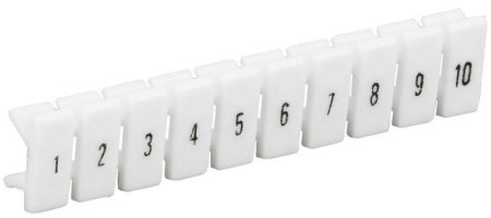 Маркеры для КПИ-1.5кв.мм с нумерацией №№ 1-10  YZN11M-001-K00-10