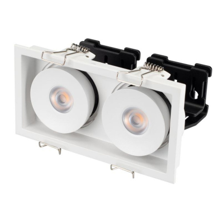 Светильник CL-SIMPLE-S148X80-2X9W DAY4000 (WH 45 DEG) (IP20 металл 3 года)  028150
