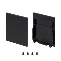 Заглушка SL-LINE-4050-3L-LOW BLACK глухая пластик (комплект)  044677 Заглушка SL-LINE-4050-3L-LOW BLACK глухая пластик (комплект)  044677