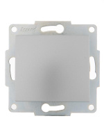 Выключатель 1-кл. 1п СП Karina 10А IP20 механизм матов. серебр.  707-4388-100