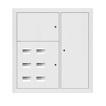 Щит этажный 6кв. RAL9003 (1000х950х160) PROxima  mb29-v-6-ral9003