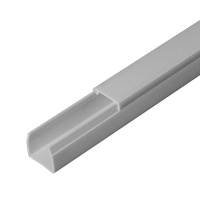 Кабель-канал 16х16 L2000 с двойн. замком RAL 7035 сер.  PR03.0070